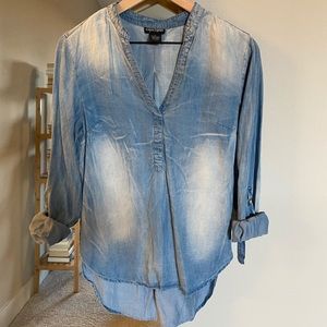 Cotton denim shirt